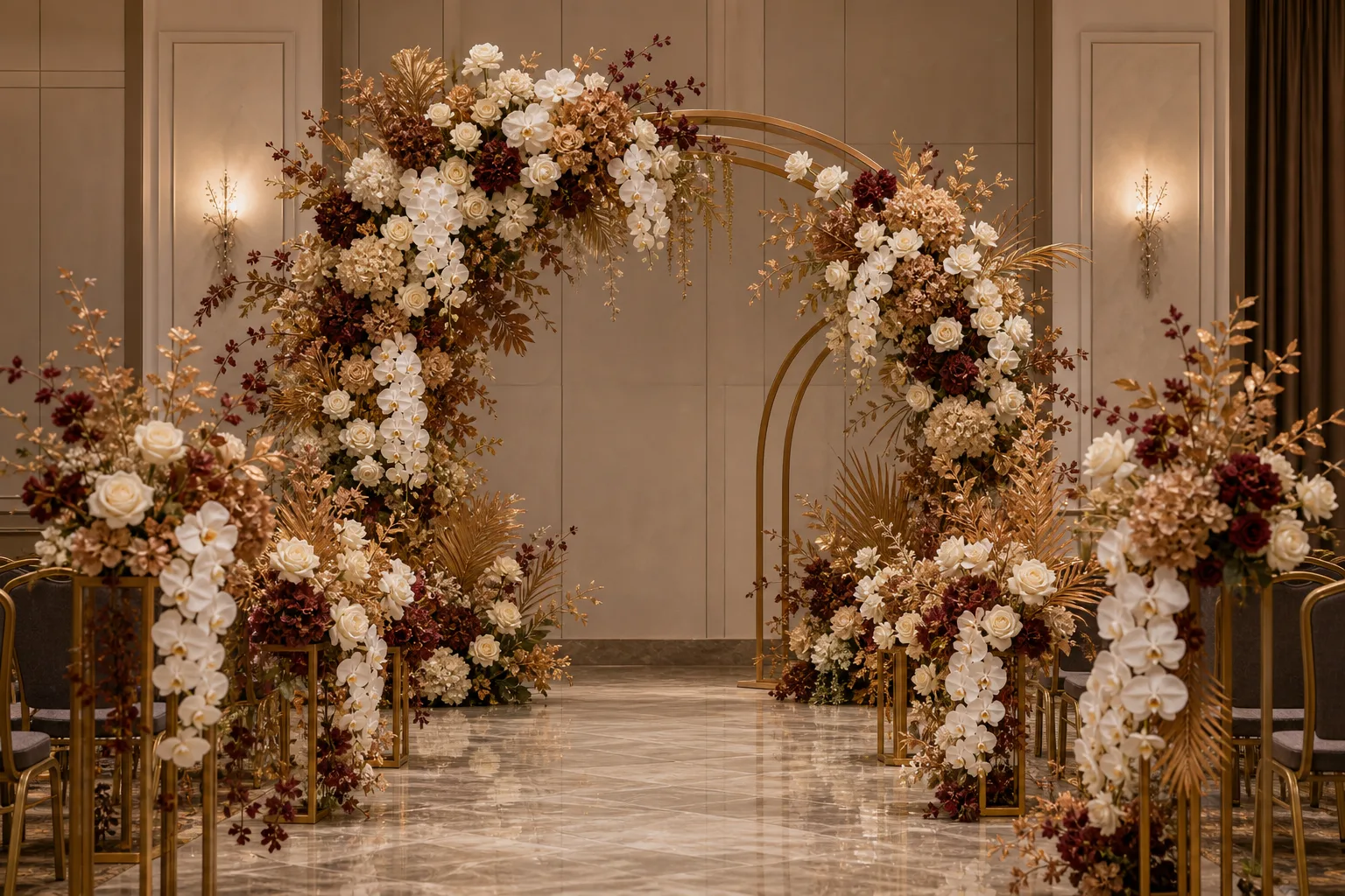 BloomLeaf limited atelier artificial wedding arch set